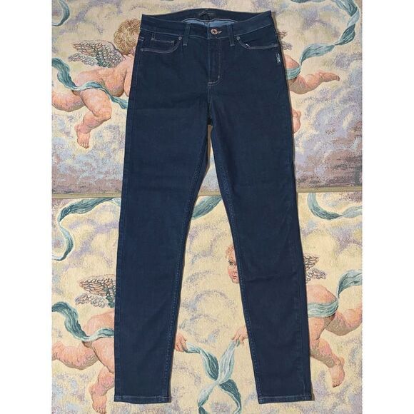 SILVER JEANS Dark Wash Skinny Jeans Size 27/27 - Picture 2 of 15